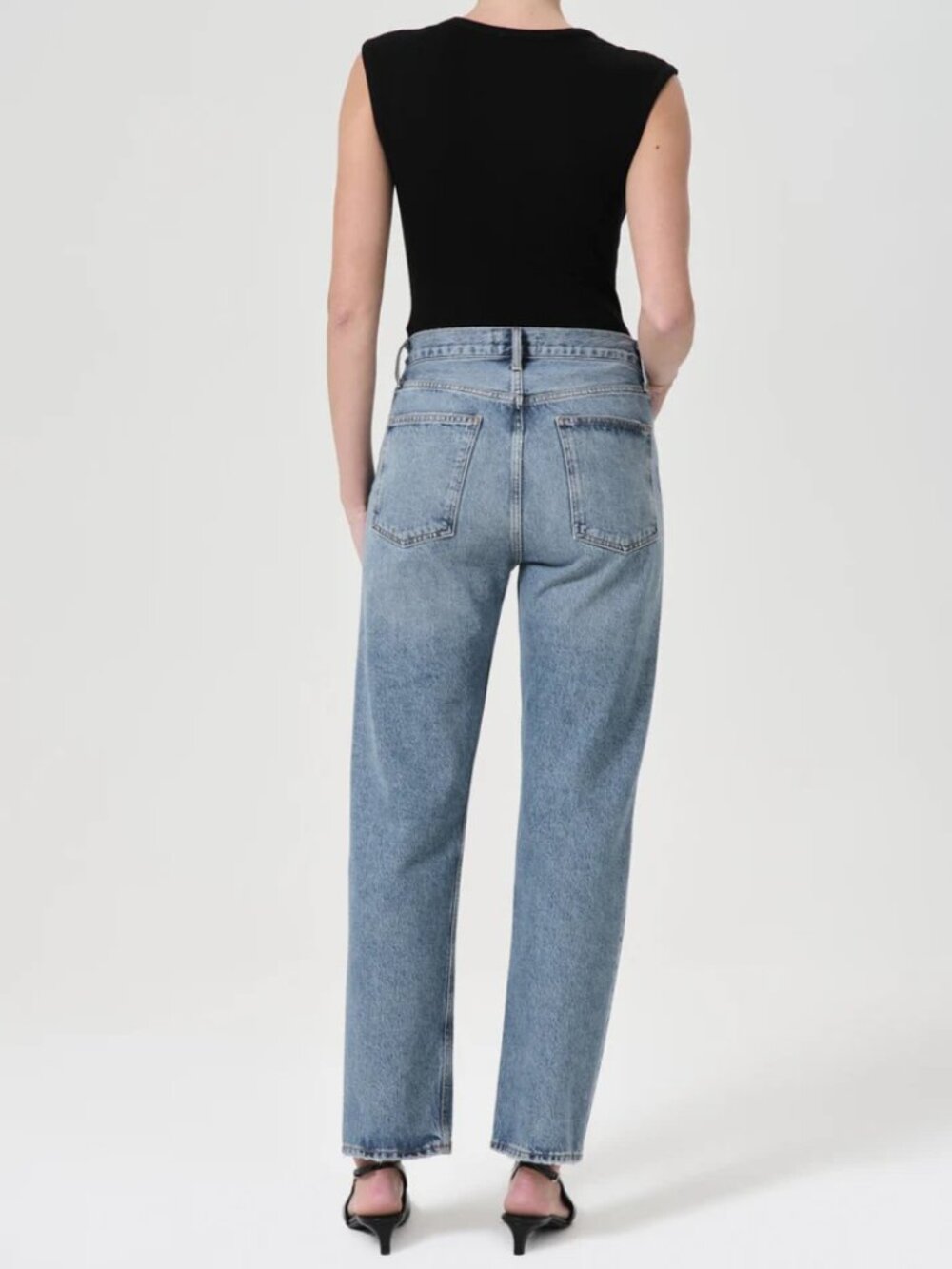 Agolde 90's Pinch Waist High Rise Straight Jean - Picture 2 of 9